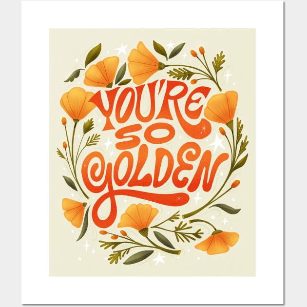 YOUR SO GOLDEN Wall Art by ECENGGONDOG